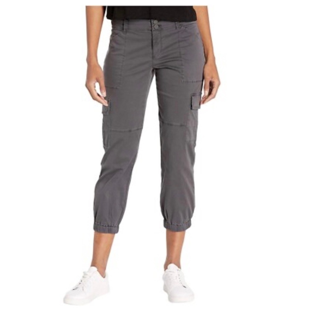 Sanctuary Standard Surplus Womens Gray Cargo Jogger Pants Size 30